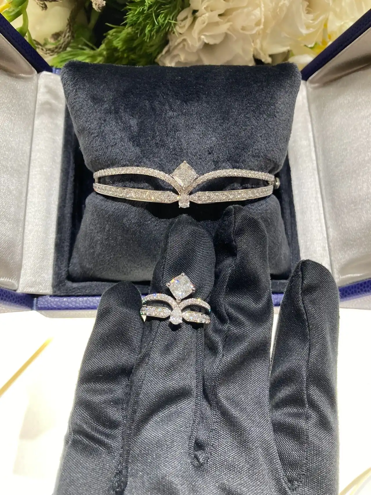 满钻手镯定制图片展示